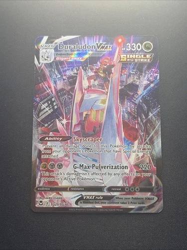 Pokemon TCG ~ DURALUDON VMAX ~ SILVER TEMPEST ~ TRAINER GALLERY TG21/TG30