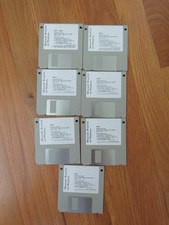 Microsoft Word 6.0 for Windows, seven installation disks