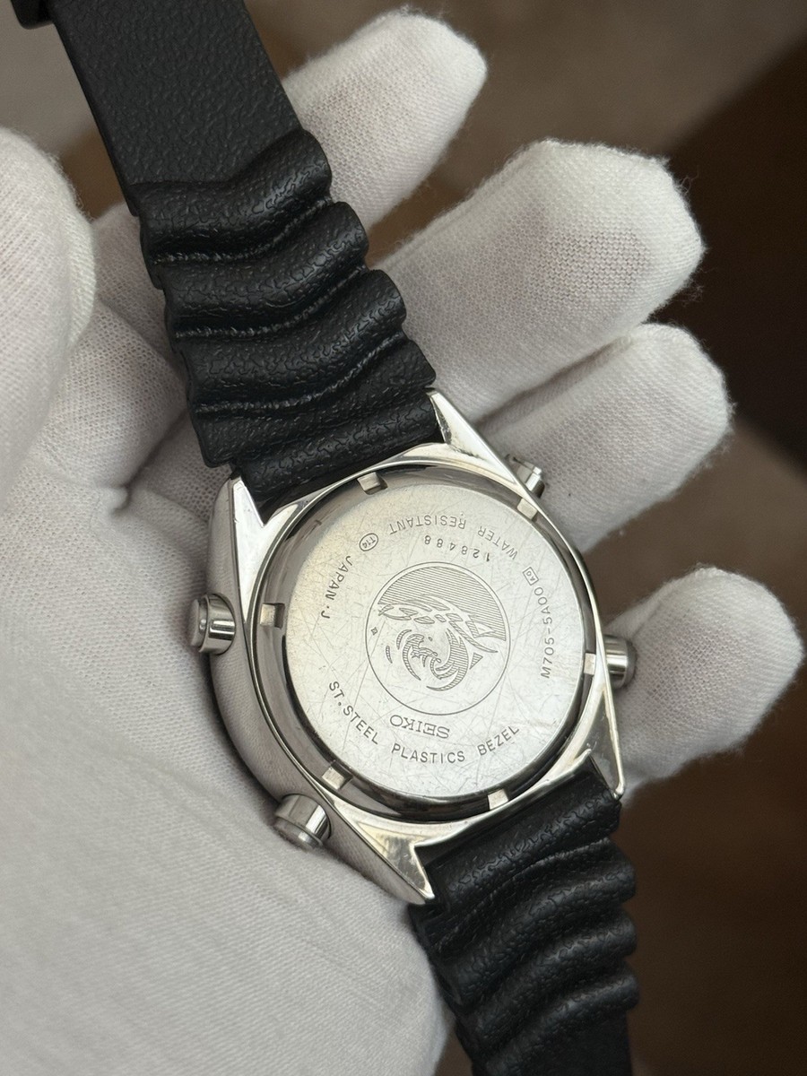 Rare Vintage Seiko Scuba Master M705-5A00 Men's Digital