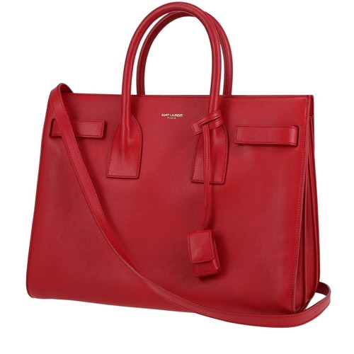 Used Saint Laurent Sac De Jour Small - Red