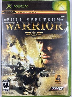 Full Spectrum Warrior X Box Game