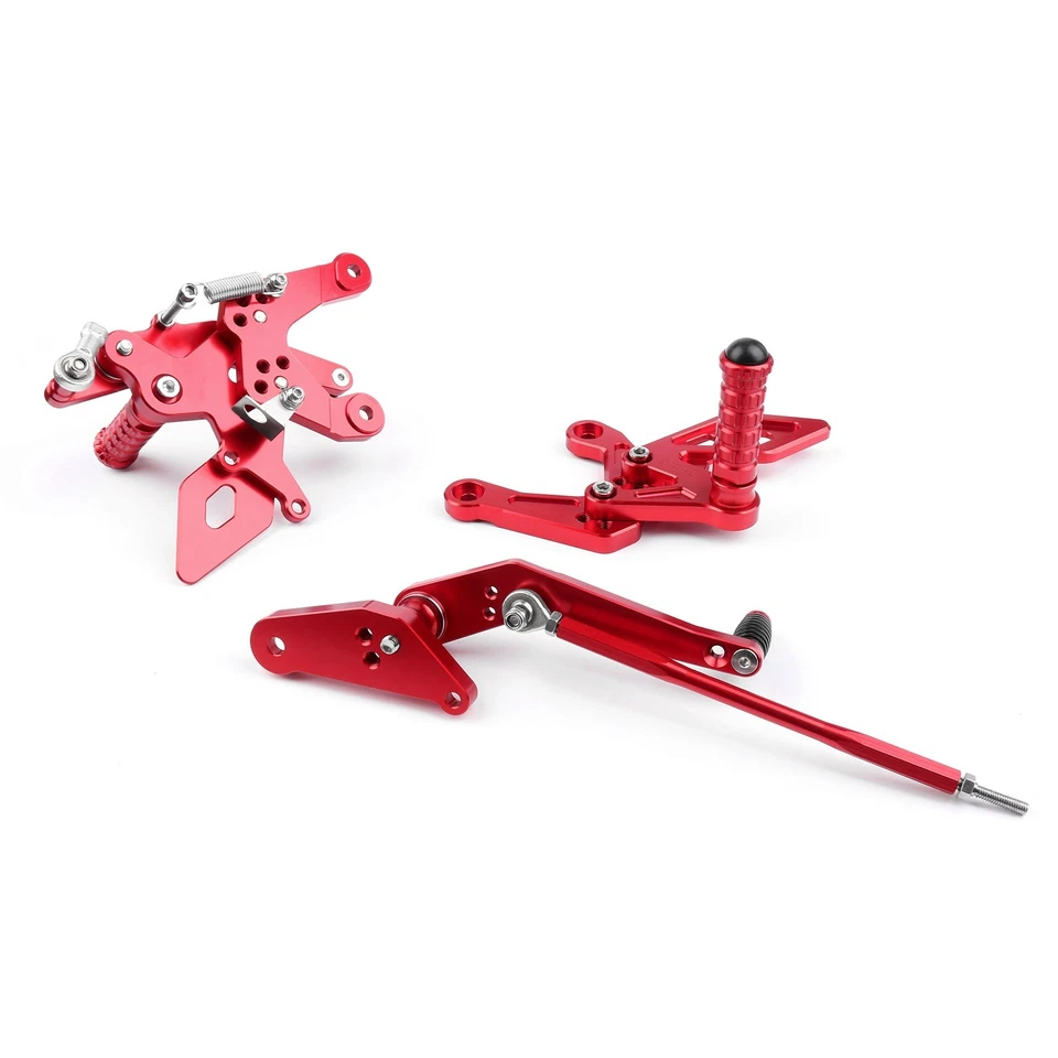 Adjustable Rearsets Foot Rest Pegs Rear Set For Honda CBR500R CB500F 16-17 17， - Image 3 of 4