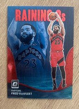 2022-23 Donruss Optic Fred VanVleet Raining 3’s Red Prizm SP /99 Raptors