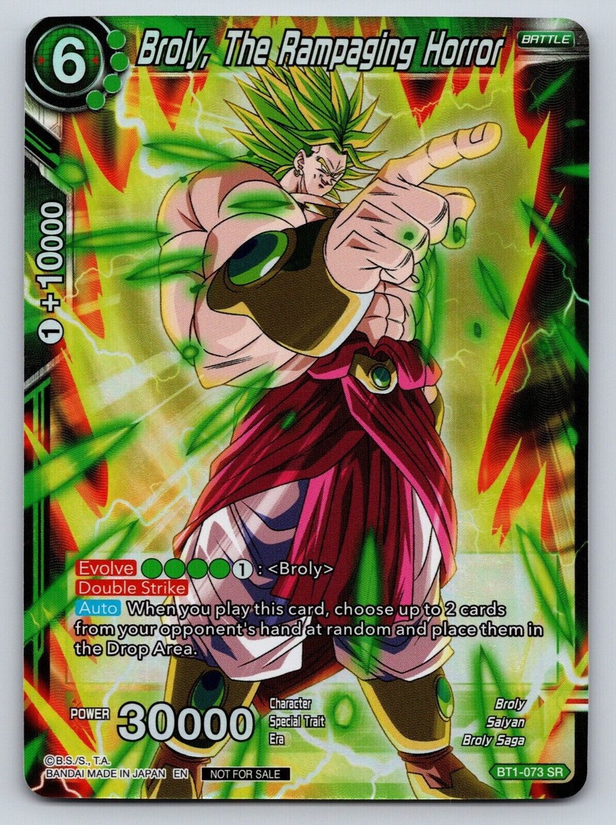 Dragon Ball Super - Broly the Rampaging Horror - BT1-073 SR