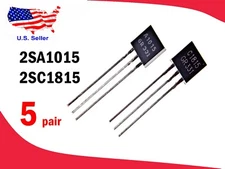 2SA1015 & 2SC1815 (5 pair)  Transistors - Free & Fast shipping