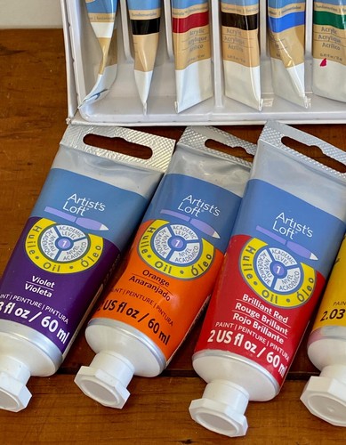 Artist Loft Fundamental Oil Paint Set & 9 (2oz.) NEW (Unopened) Oil Paint Tubes - Bild 4 von 6