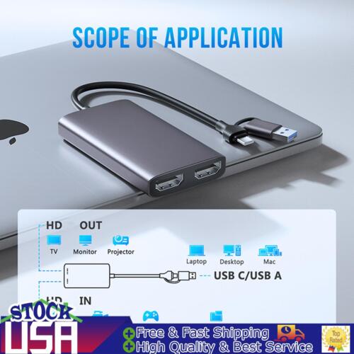 1080P60fps Video Capture Card HDMI Live Streaming Box Recording Phone Laptop