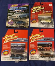 Lot Of 4 - Johnny Lightning Muscle Cars USA 1967 Plymouth Barracuda NEW. NOVA