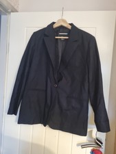 Vintage Ladies Blazer Blue Size 10