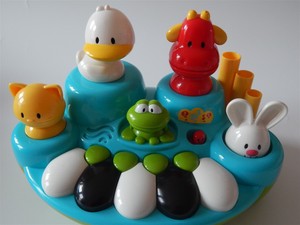 elc singing animal keyboard