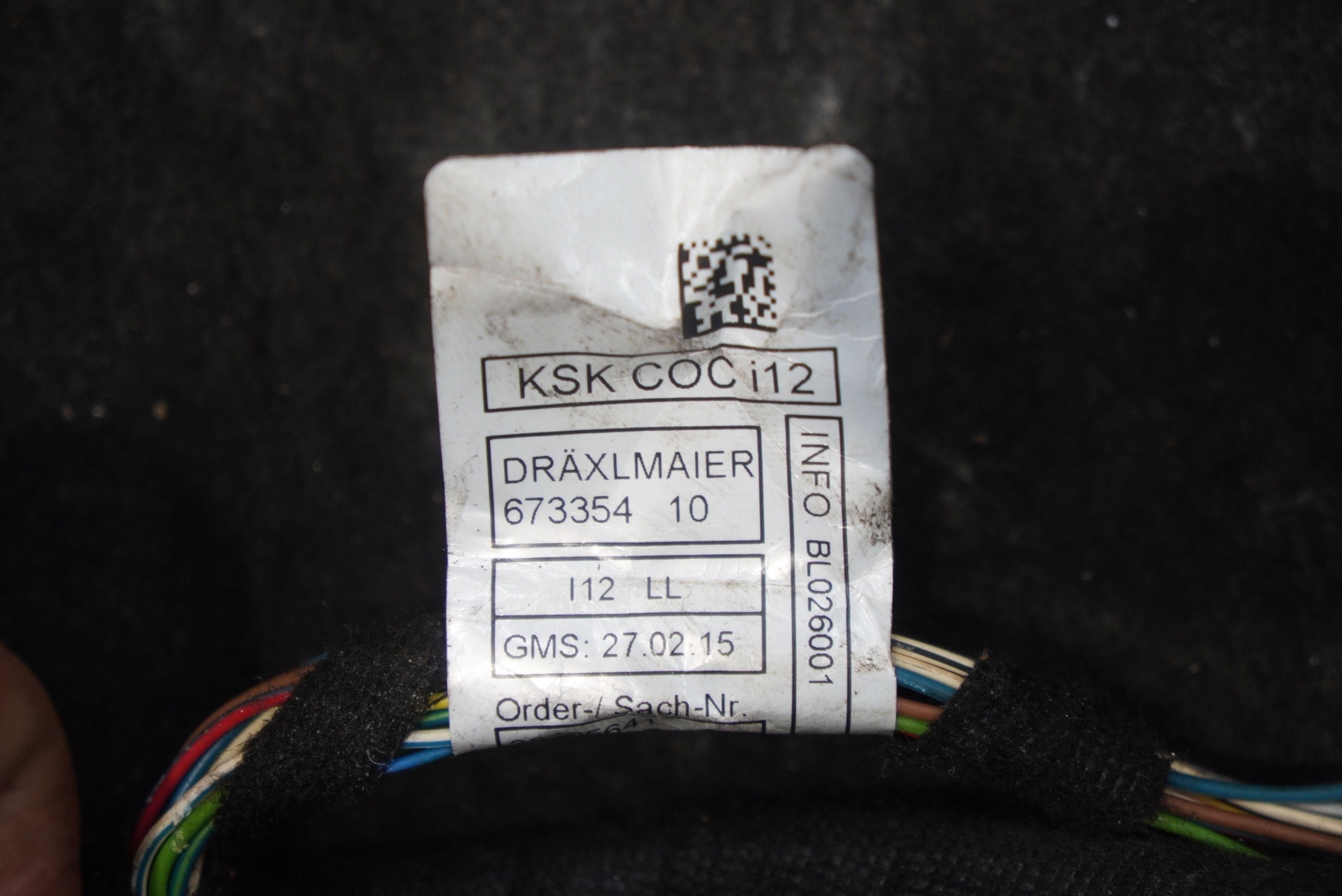Interior Body Wire Wiring Harness Cable 3979564 OEM BMW i8 2015