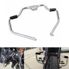 Mustache Chrome Engine Guard Highway Crash Bar Fit For Harley Softail 2018-later