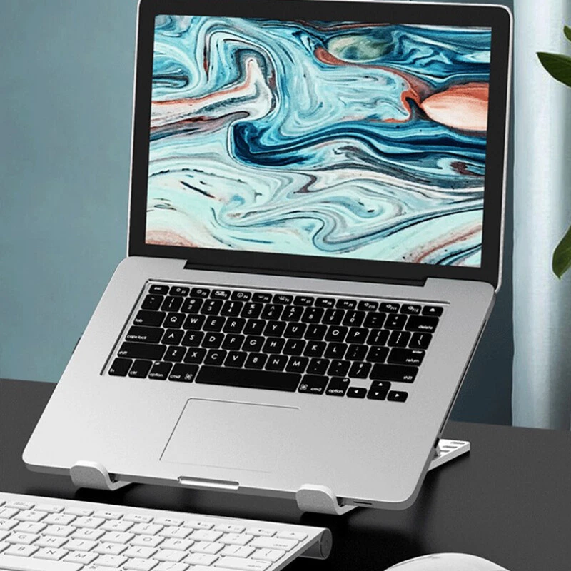 Foldable Aluminum Alloy Laptop Stand Holder for Notebook Tablet Sta SN - Lightweight Portable