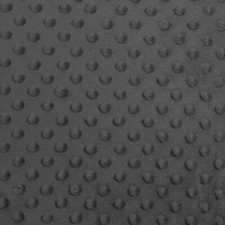 Minky Charcoal gray Dimple dot soft fabric by the yard 60" wide