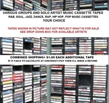 Various Genres of Pop, R B, Soul, Dance, Cassette Tapes "Choice"