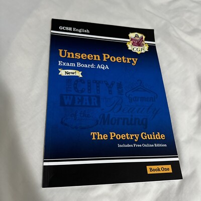 gcse english aqa unseen poetry