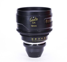 Cooke S4 18mm T2 T2.0 Cine Prime Lens w/ Case