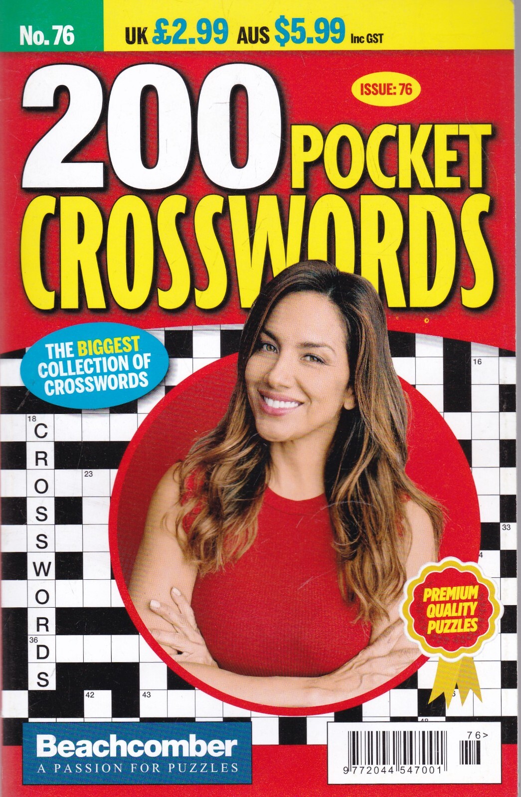 200 Pocket Crossword Puzzle Book Magazine 200 Puzzles issue 76 - New