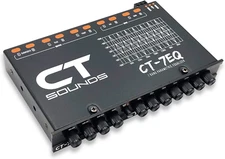 CT-7EQ 7 Band 1/2 Din Parametric Car Audio Equalizer