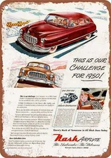 METAL SIGN - 1950 Nash Vintage Ad 11 - Old Retro Rusty Look
