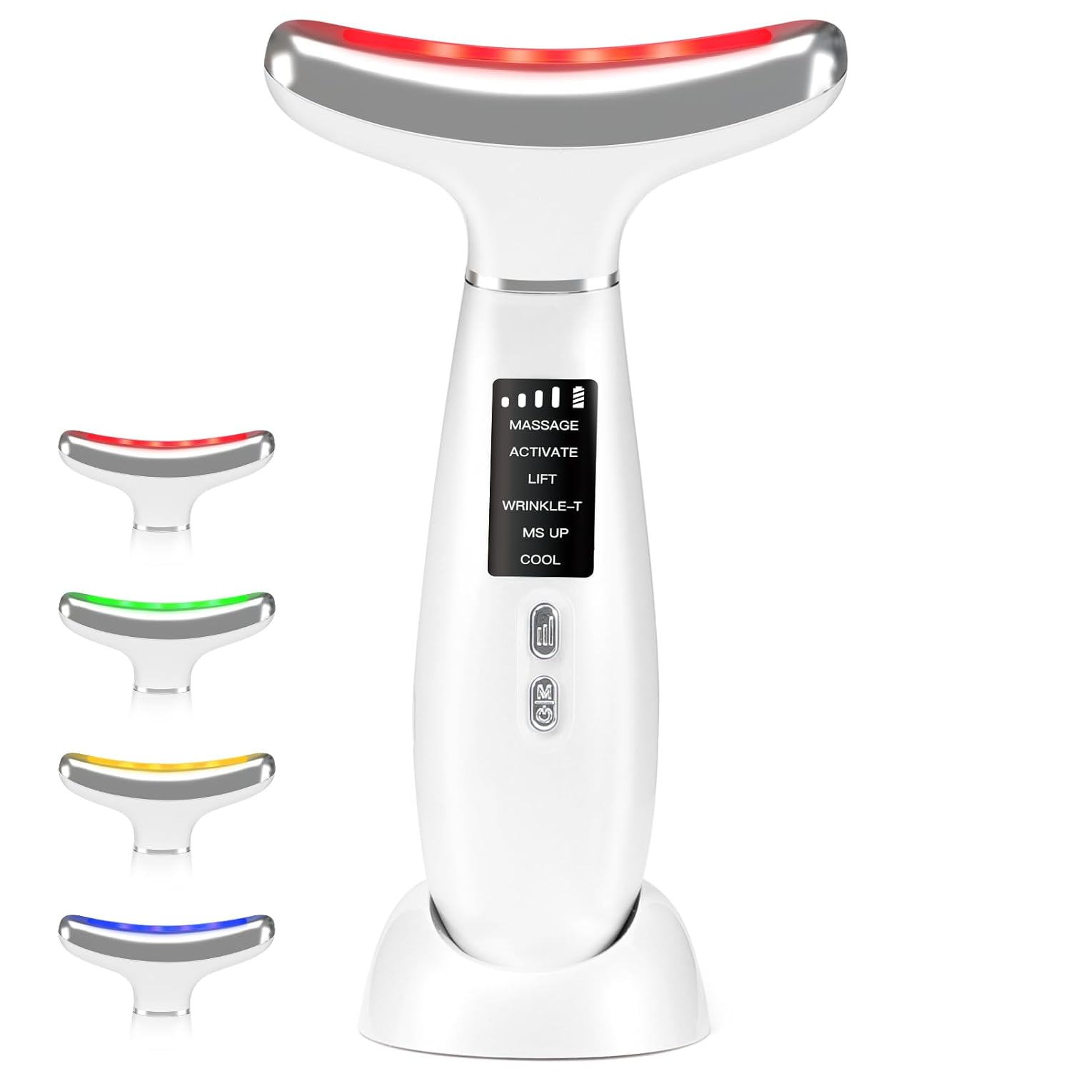 Red Light Therapy Facial Massager for Anti-Aging Skin Care at Home