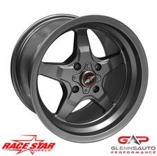 Race Star 15x10 91-510032g For 1979-1993 Mustang 4-lug - 91 Drag Star Gray