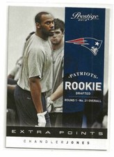 2012 Panini Prestige Chandler Jones Extra Points Rookie Card. rookie card picture