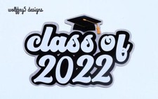 CRAFTECAFE GRADUATION 2022 TITLE premade paper piecing scrapbook die cut piece