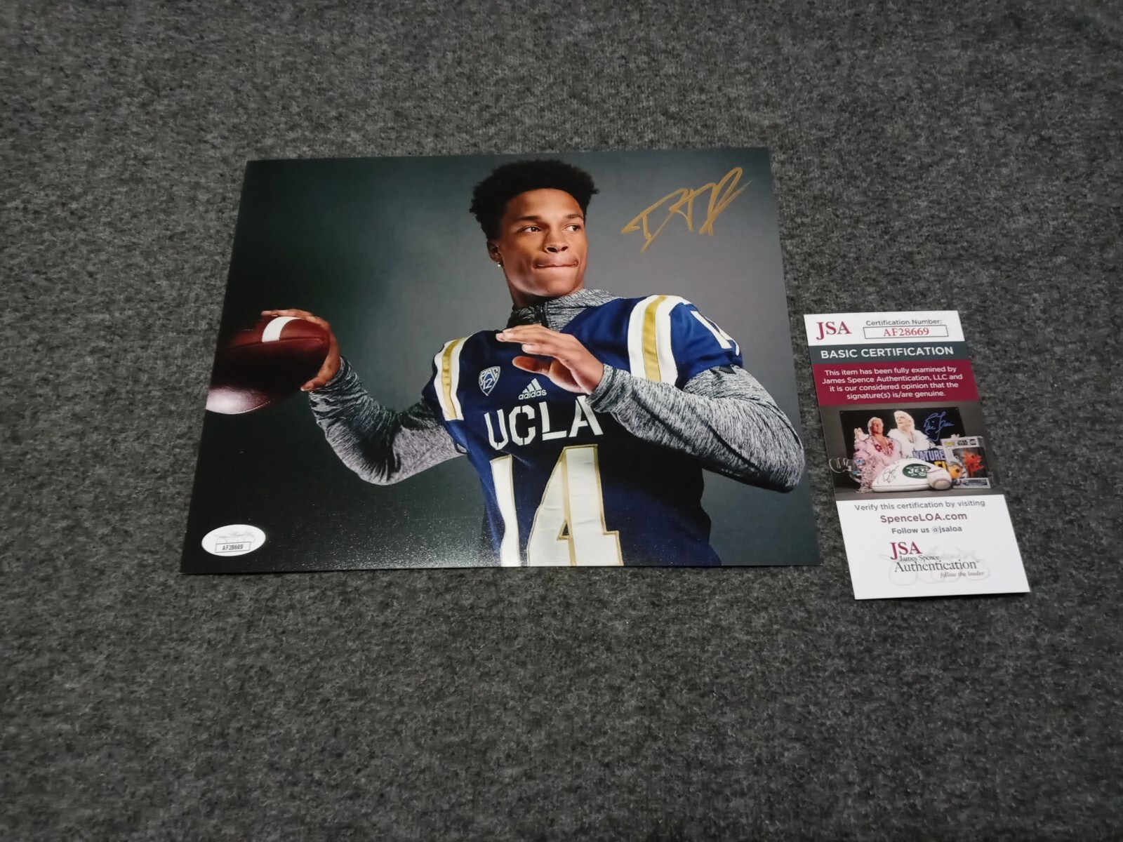 Dorian Thompson Robinson Autographed Signed UCLA Bruins 8x10 Jsa 