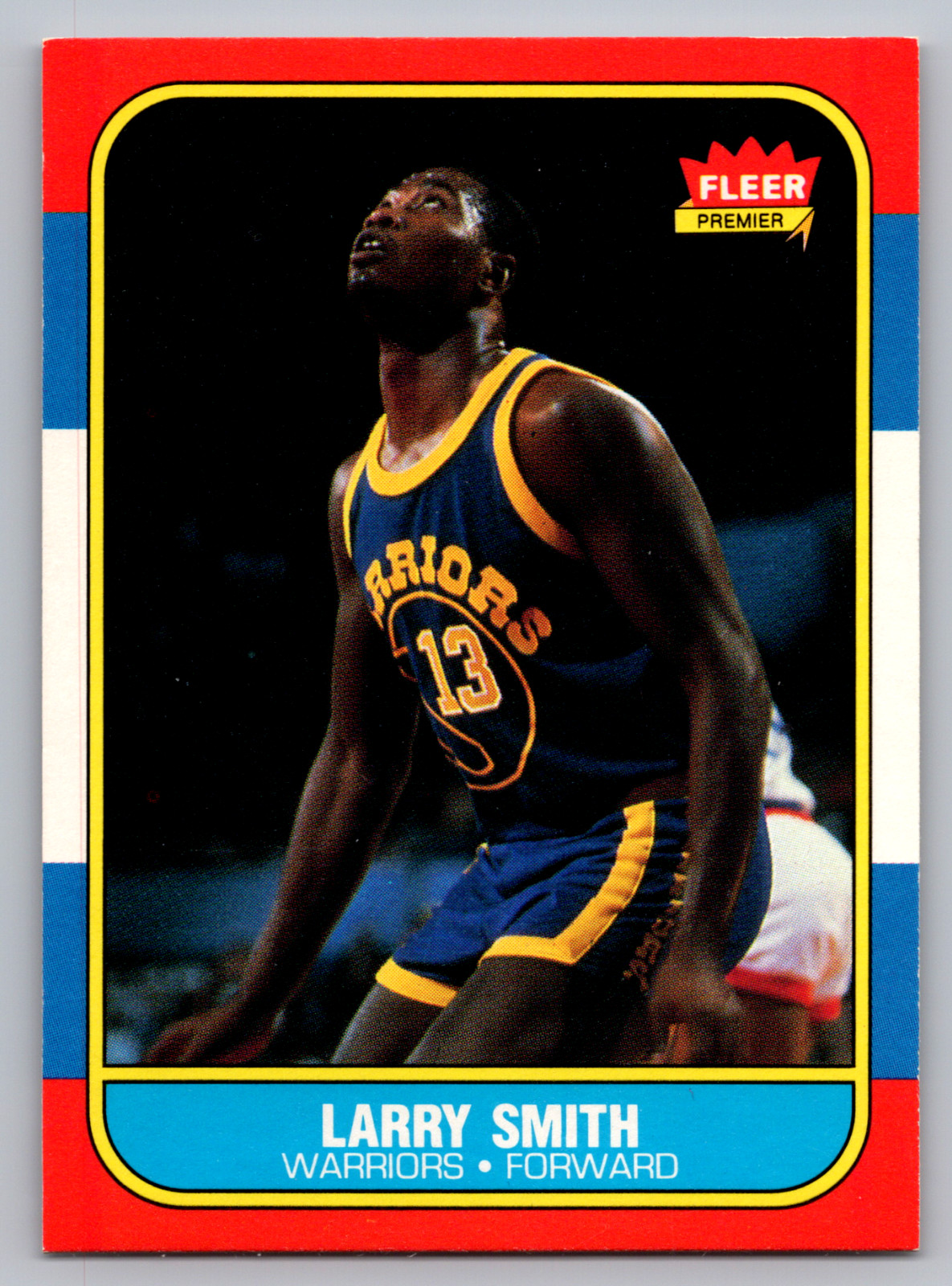 1986-87 FLEER #104 LARRY SMITH WARRIORS