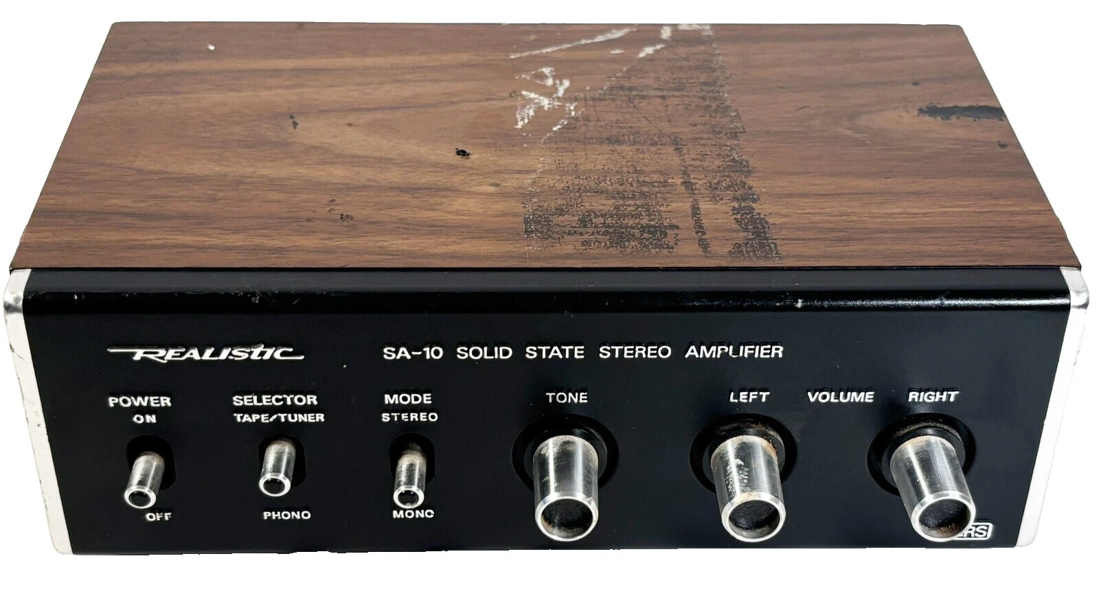 Realistic Amplificadores Integrados de Áudio e Vídeo Antigos