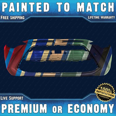 NEW Painted To Match Front Bumper Replacement 2016-2020 Toyota Yaris Sedan 16-20