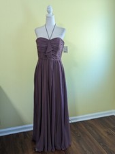 Jenny Yoo Halter Dress Color Tone Smashing   Long Elegant Gown Size 10