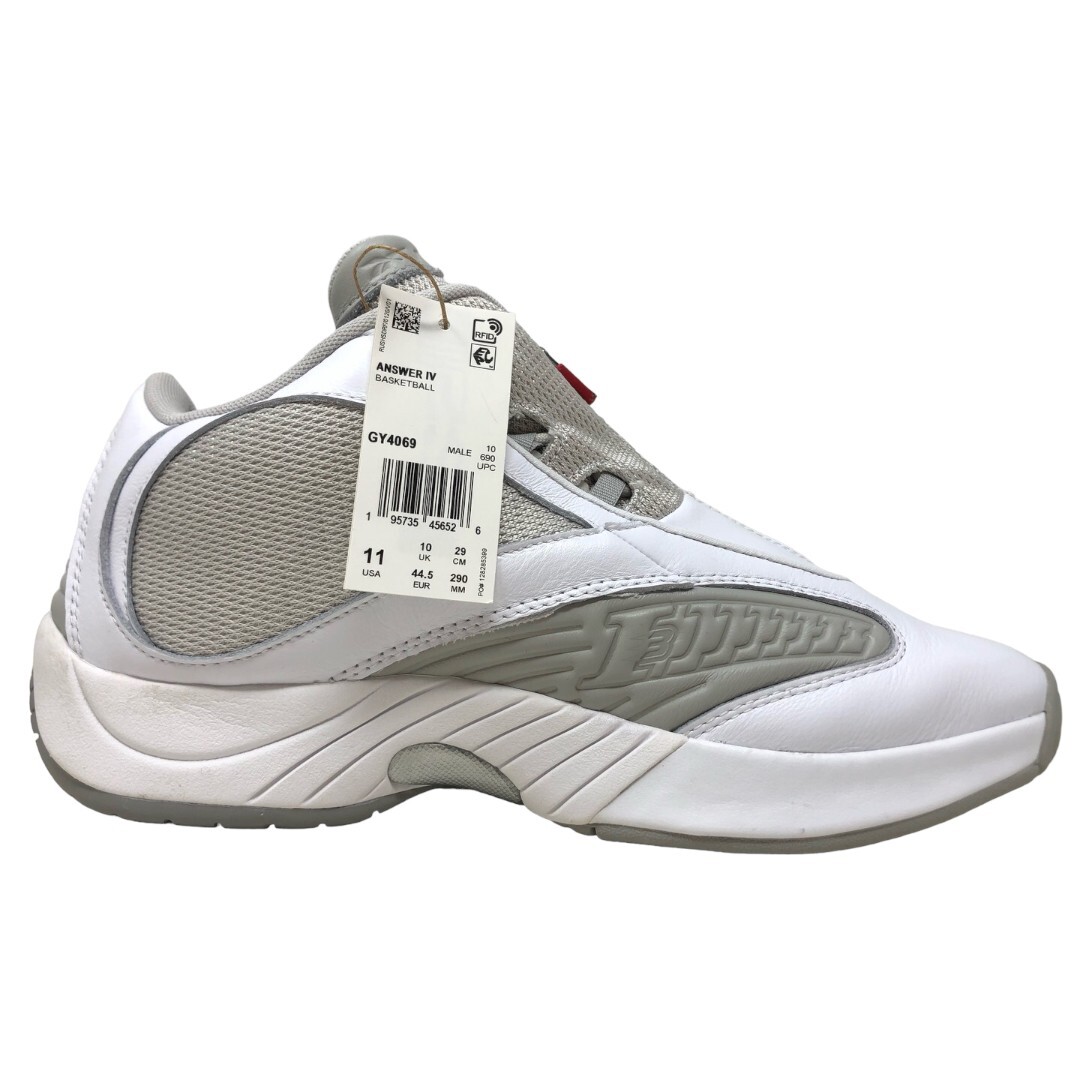 Size 11 - Packer Shoes x Reebok Answer 4 OG White Silver for sale