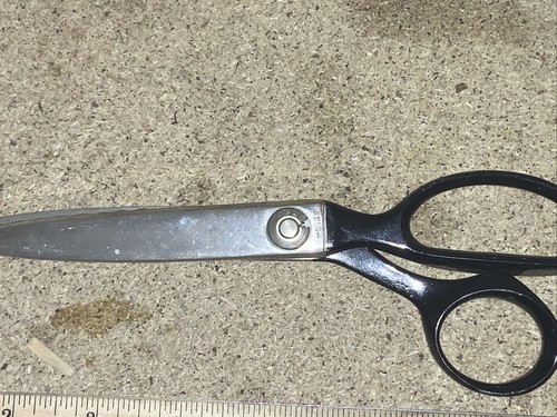 Vintage WISS Pinking Shears CB7 Professional Sewing Scissors 7.5" Work Great - Picture 3 of 8