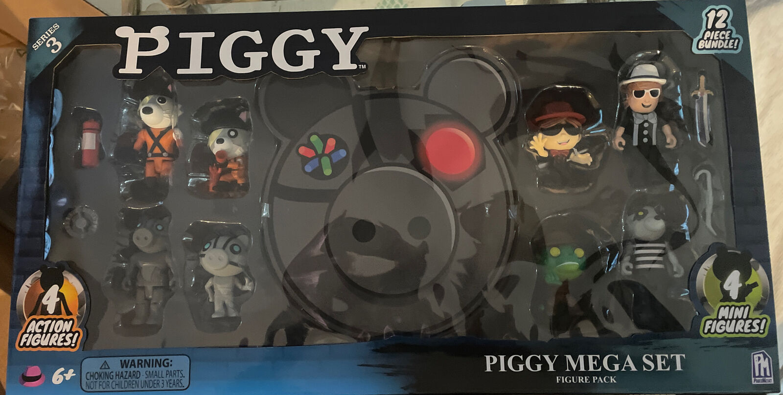 Piggy Mega Set 4 Action Figure Rash w/ Accessories Series 3 Roblox NEW