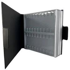 Leather Watch Bands Storage Case 100 Slots Lightweight Travel Album Organizer