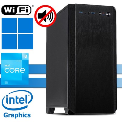 Business PC Intel i3-12100 4x 4,30GHz bis 64GB RAM NVMe SSD HDD WiFi Win 11 Pro