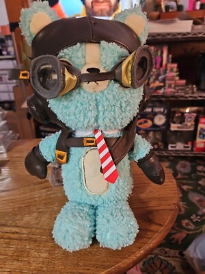 Ryder the Radio Flying Blue Bear Taking Flight Plush Teddy Stuffed Aviator Pilot
