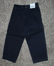 Calvin Boys Navy Pants Slacks - Size 4 - NWT
