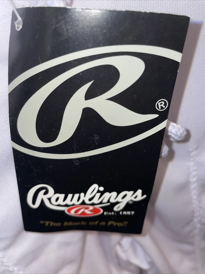 Pantalones de béisbol Rawlings juveniles talla XL 36x15 blanco con cordones cinturón atlético al aire libre nuevos con etiquetas Foto 2 de 4
