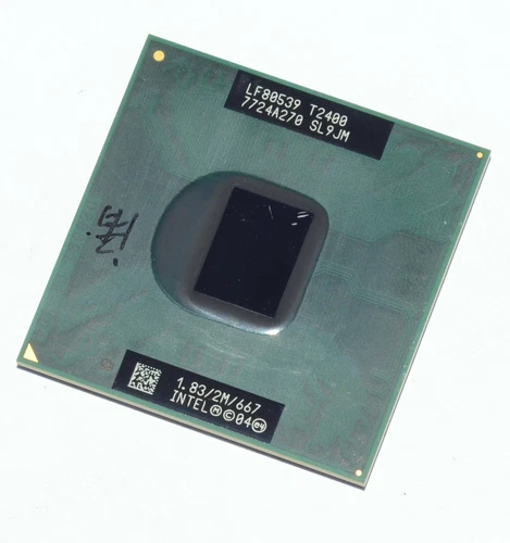 Intel Core Duo T2400 1.83GHz SL9JM Socket M Dual-Core Mobile CPU - Picture 3 of 5