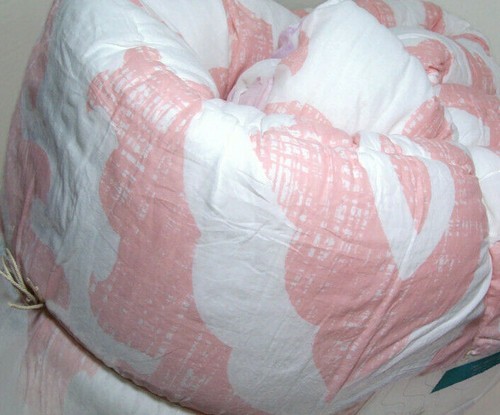 Pottery Barn Teen Blush Ikat Shells Kelly Slater Full Queen Quilt 2 Shams New - Picture 5 of 7