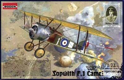 Roden - Sopwith F.1 F.I Camel No.28 William Barker 1918 - 1:72 Biplane Kit