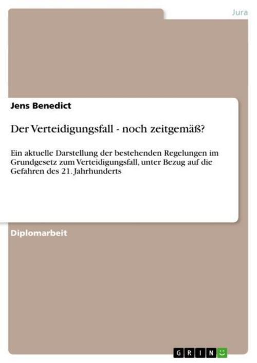 Thumbnail - Der Verteidigungsfall - Noch Zeitgemäß? Jens Benedict