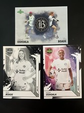 INSERT teammates Asisat Oshoala Tess Boade black white 2024 Parkside NWSL