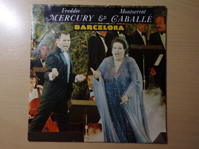 Freddie Mercury & Montserrat Caballé 7'' Single Barcelona / Exercises in free lov