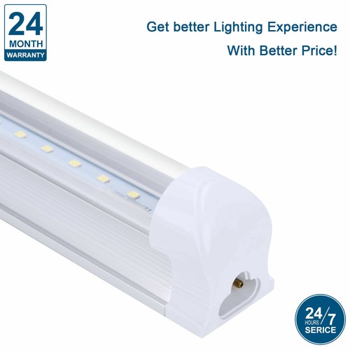 4PCS/Pack T8 Integrated 2FT 3FT 4FT 5FT 6FT 8FT Linkable LED Shop Light Fixture - Picture 6 of 12