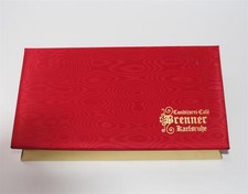 &auml;ltere Pralinenschachtel Conditorei Cafe Brenner Karlsruhe  #F166