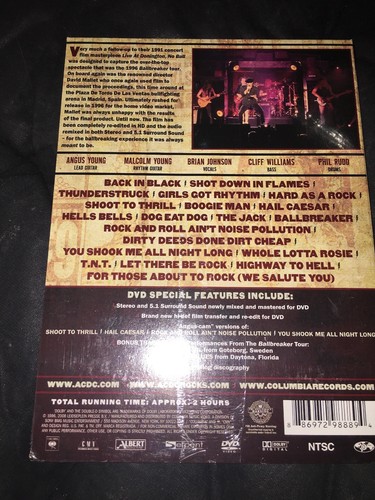 AC/DC - No Bull (DVD, 2009, Directors Cut) 886976147990| eBay